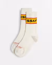 جوراب ساقدار Essayclub سری 360 زرد آتشی