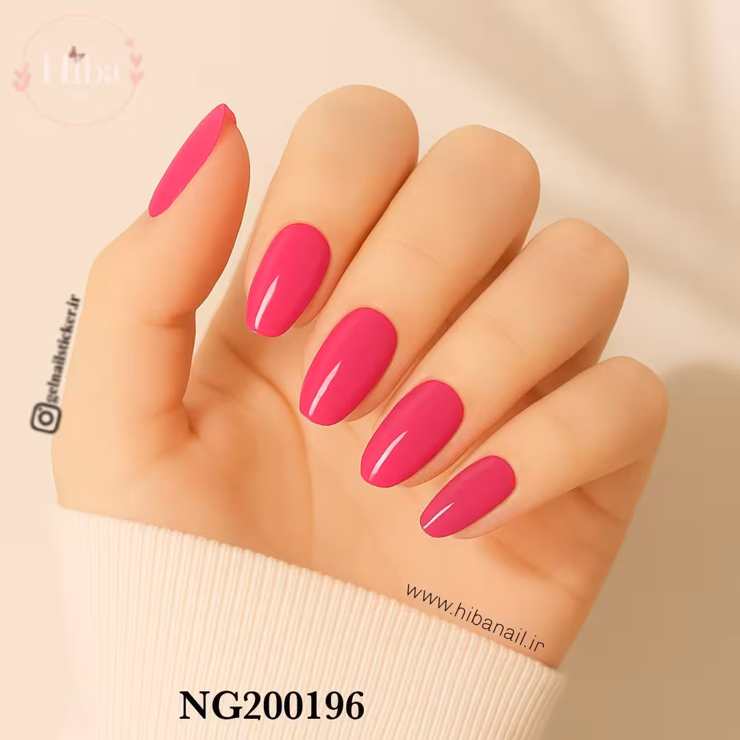 استیکر ژله ای کاشت ناخن (نیل رپ)_کد NG200196
