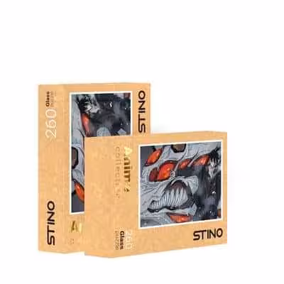 پازل شیشه ای استینو 260 تکه طرح انیمه (کد 80109)،(باجعبه)