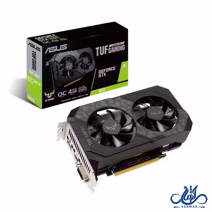 کارت گرافیک ایسوس TUF-GTX1650-4GD6-GAMING OC 4GB