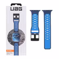 بند اپل واچ اورجینال سیلیکونی UAG سایز 42/44/45/46/49 میلیمتری - آبی (پک دار)