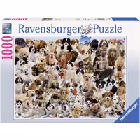 پازل 1000 قطعه Ravensburger طرح کلاژ سگ‌ها