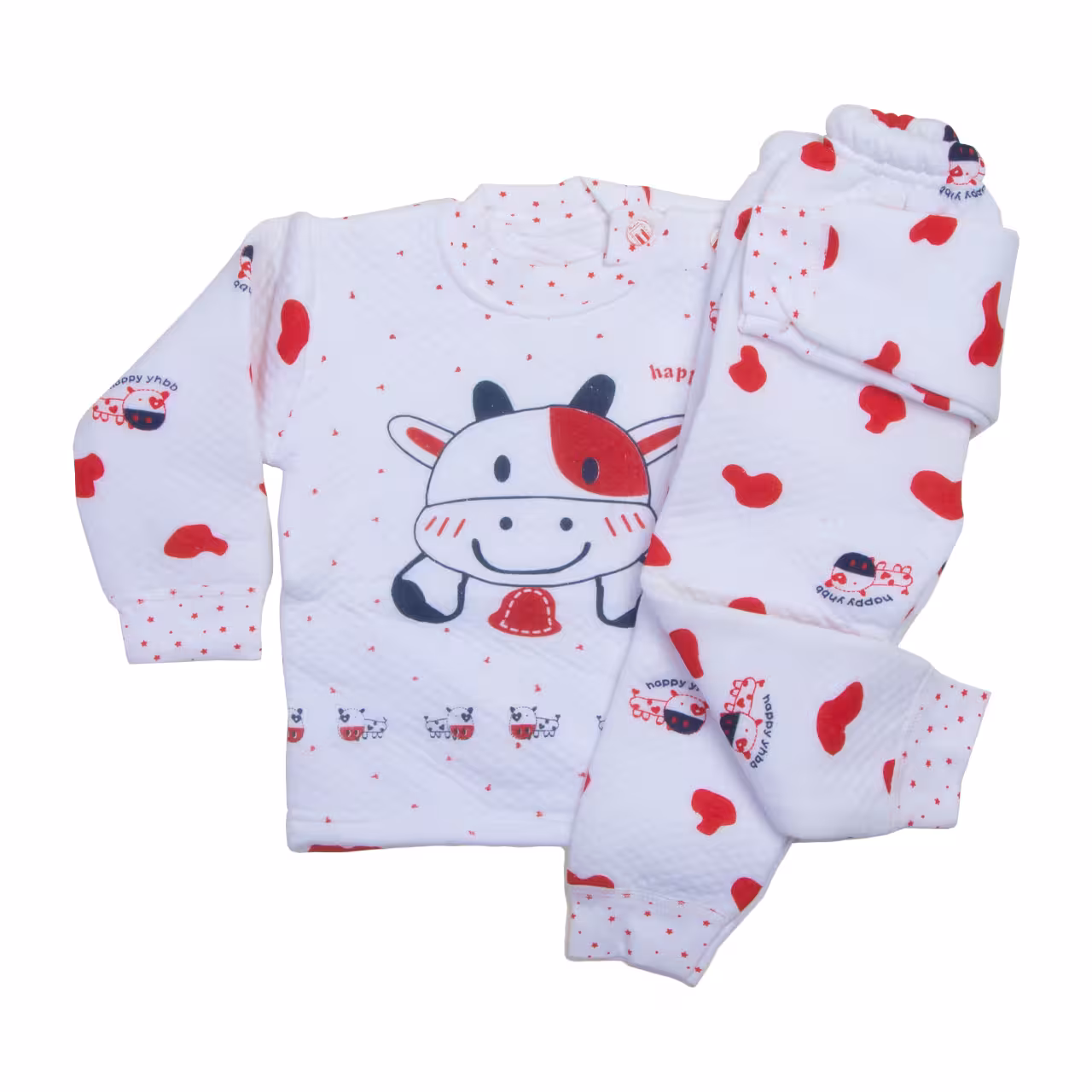 ست بلوز و شلوار پسرانه مدل داخل خز کد 12