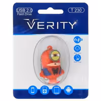 فلش مموری وریتی مدل T230 USB2.0 ظرفیت 64 گیگابایت عروسکی