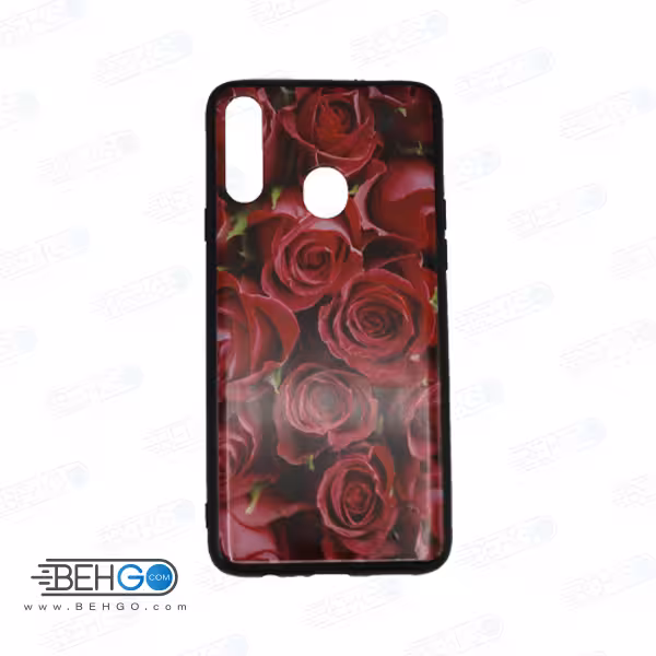 قاب A20s کاور سامسونگ A20 s قاب فانتزی گوشی سامسونگ A 20 s با عکس گل سرخ طرح 12 محافظ مناسب ا20 اس  گوشی موبایل سامسونگ New Red Flowers Case For Samsung A20s