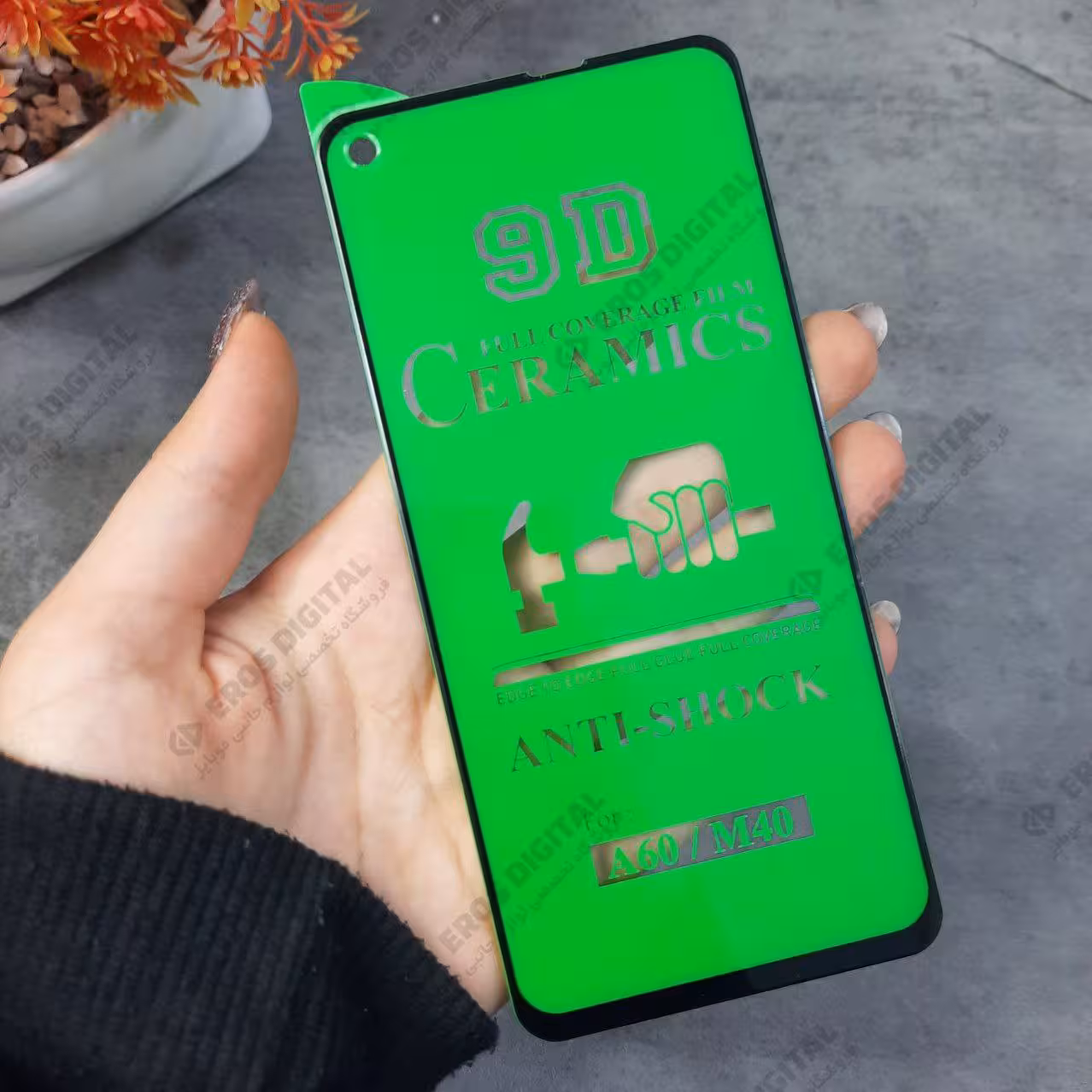 گلس Samsung Galaxy A60 سرامیکی شفاف