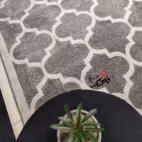 گلیم فرش ماشینی ساوین طرح 4045 طوسی سایز 6 متری (موجودی بگیرید)