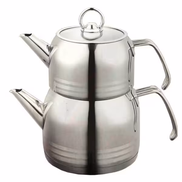 کتری و قوری تمام استیل کرکماز Korakmaz مدل A1619