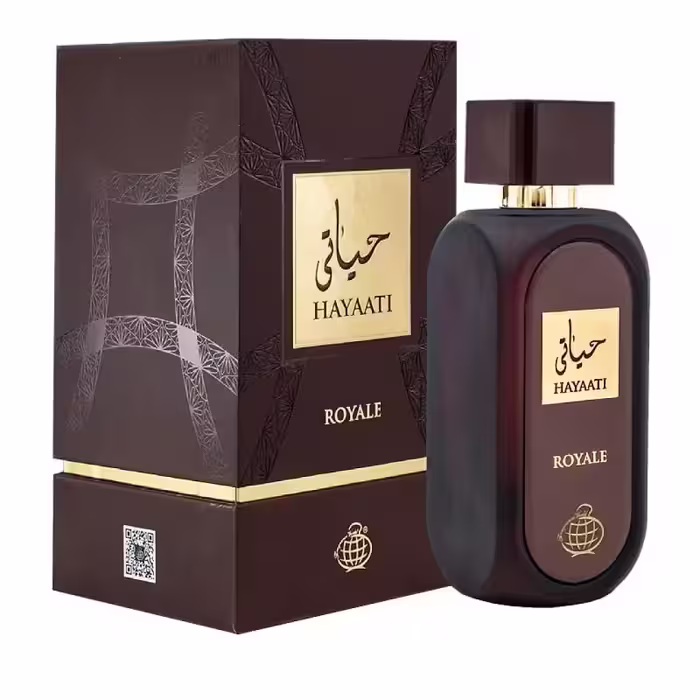 ادوپرفیوم زنانه فراگرنس ورد مدل حیاتی رویال HAYAATI ROYALE حجم 100 میل - قهوه ای
