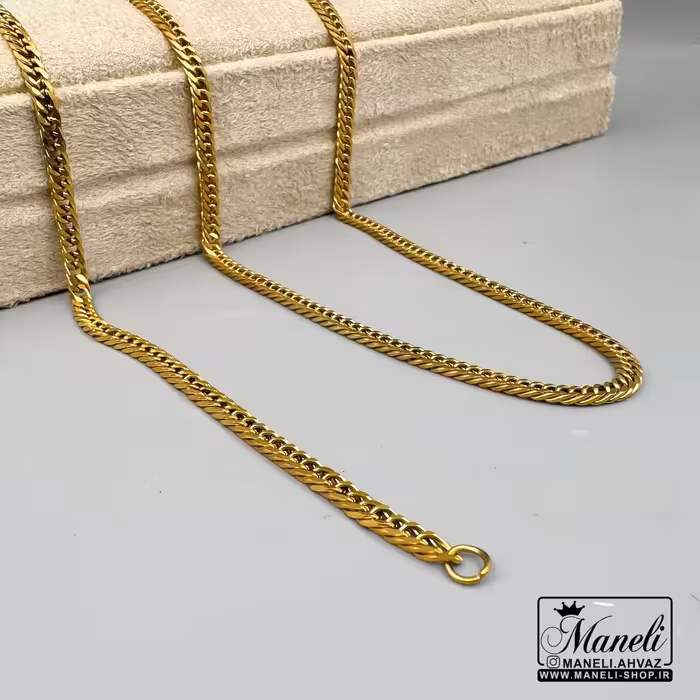 ست دستبند و زنجیر کارتیر طلایی رنگ ثابت|140404160