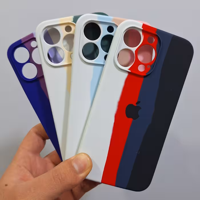 قاب ایفون13پرو مدل سیلیکونی اصلی آبرنگی 