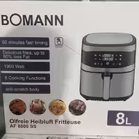 سرخ کن بدون روغن بومن آلمان مدل AF 8808 SS کیفیت عالی همراه با گارانتی