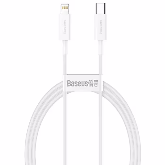 کابل تبدیل usb-c به لایتنینگ باسئوس مدل CATLYS-01 طول 0.25 متر