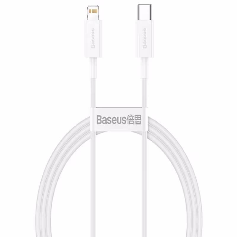 کابل تبدیل usb-c به لایتنینگ باسئوس مدل CATLYS-01 طول 0.25 متر