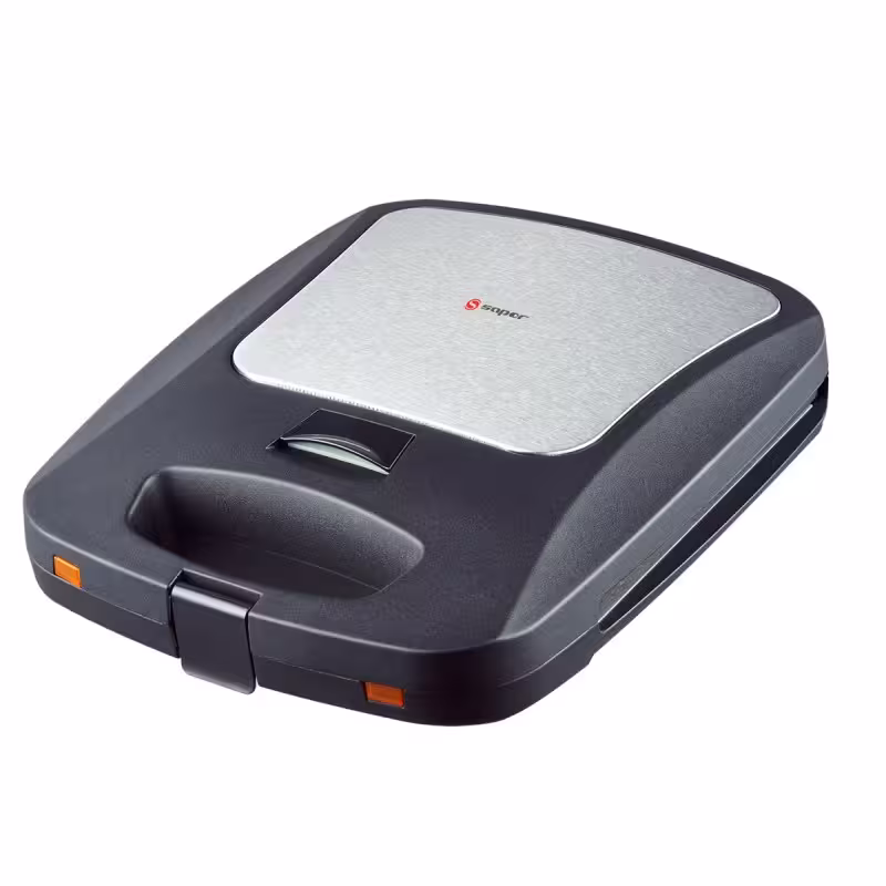 ساندویچ ساز گریل دار ساپر مشکی مدل SSM-412