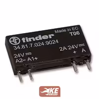رله SSR پی‌ال‌سی 24VDC به 24VDC یک باز 2 آمپر فیندر مدل  34.81.7.024.9024