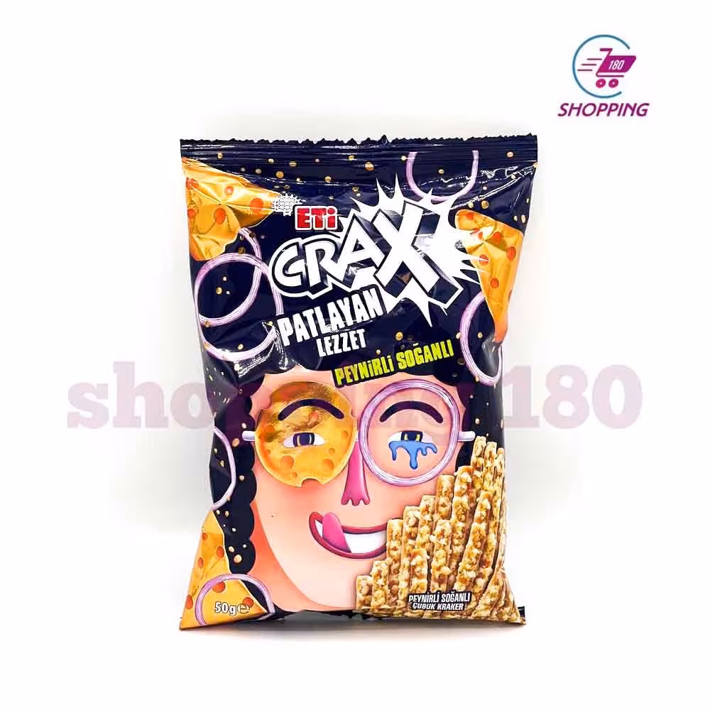 چوب شور کرانچی کراکس پنیر و پیاز 50 گرمی