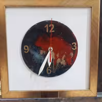 ساعت رزینی دیواری15