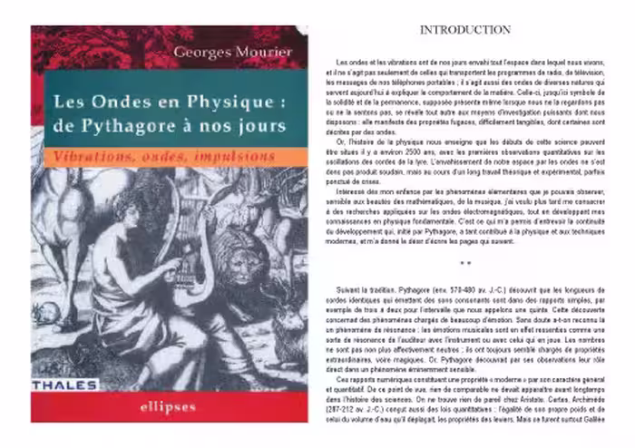 خرید و دانلود نسخه کامل کتاب Les ondes en physique : De Pythagore a nos jours, vibrations, ondes, impulsions