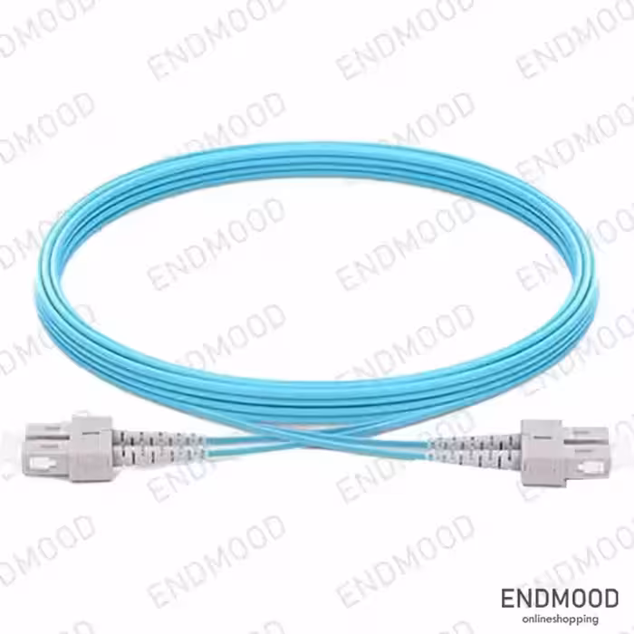 پچ کورد فیبر نوری 10 متری داپلکس نگزنس Nexans OM3 SC-SC