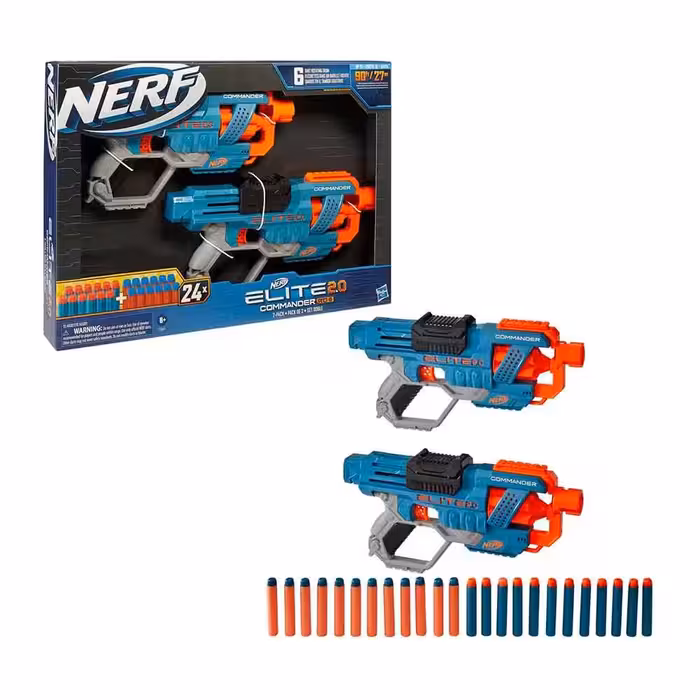 خرید تفنگ دوقلو نرف همراه با 24 عدد تیر ابری