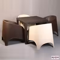 ست میز و صندلی ناصر پلاستیک مدل 890-323