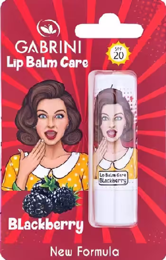 گابرینی بالم لب عصاره بلک بری (blackberry Conditioner Radiant lip balm Gabrini)