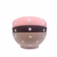 کاسه ماست خوری کادوس مدل خالدار بسته 3 عددی
