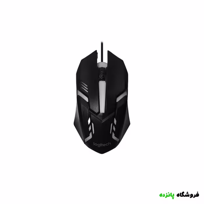 ماوس باسیم، برند Logitech، مدل M200، رنگ سفید مشکی