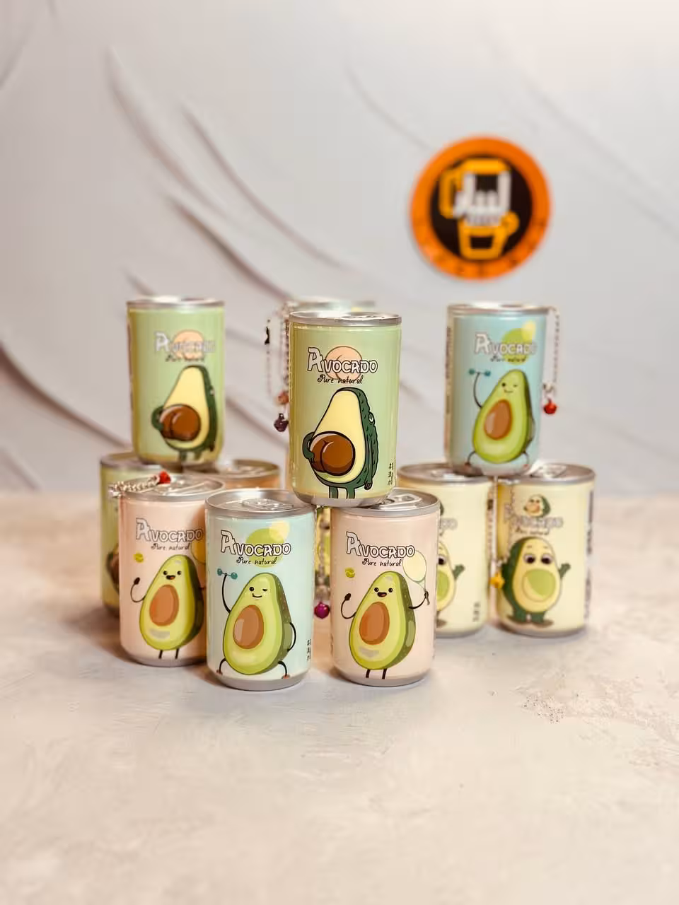 دستمال مرطوب قوطی فانتزی طرح آوکادو کد 1548