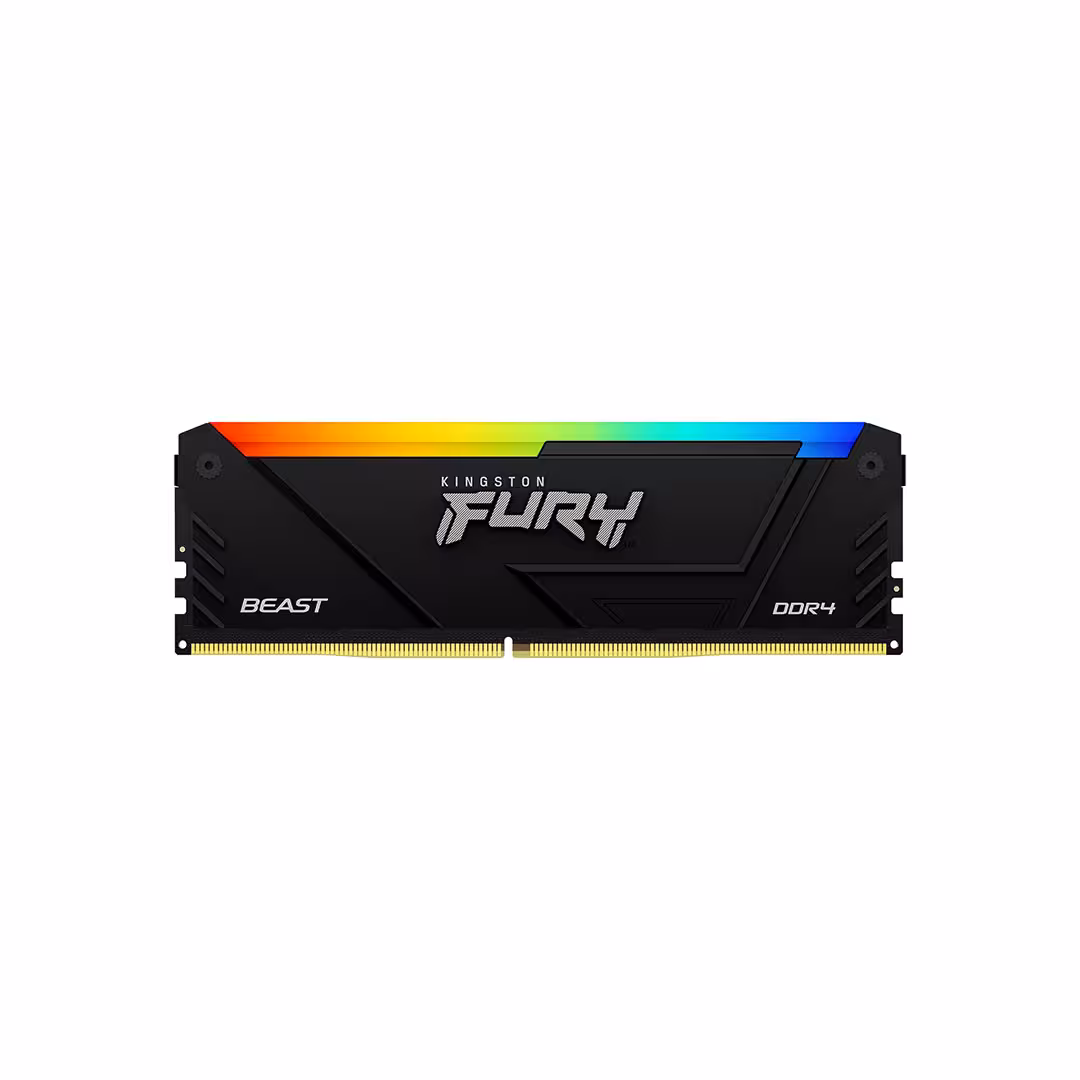 رم کامپیوتر کینگستون FURY Beast RGB 8GB 3600MHz CL17