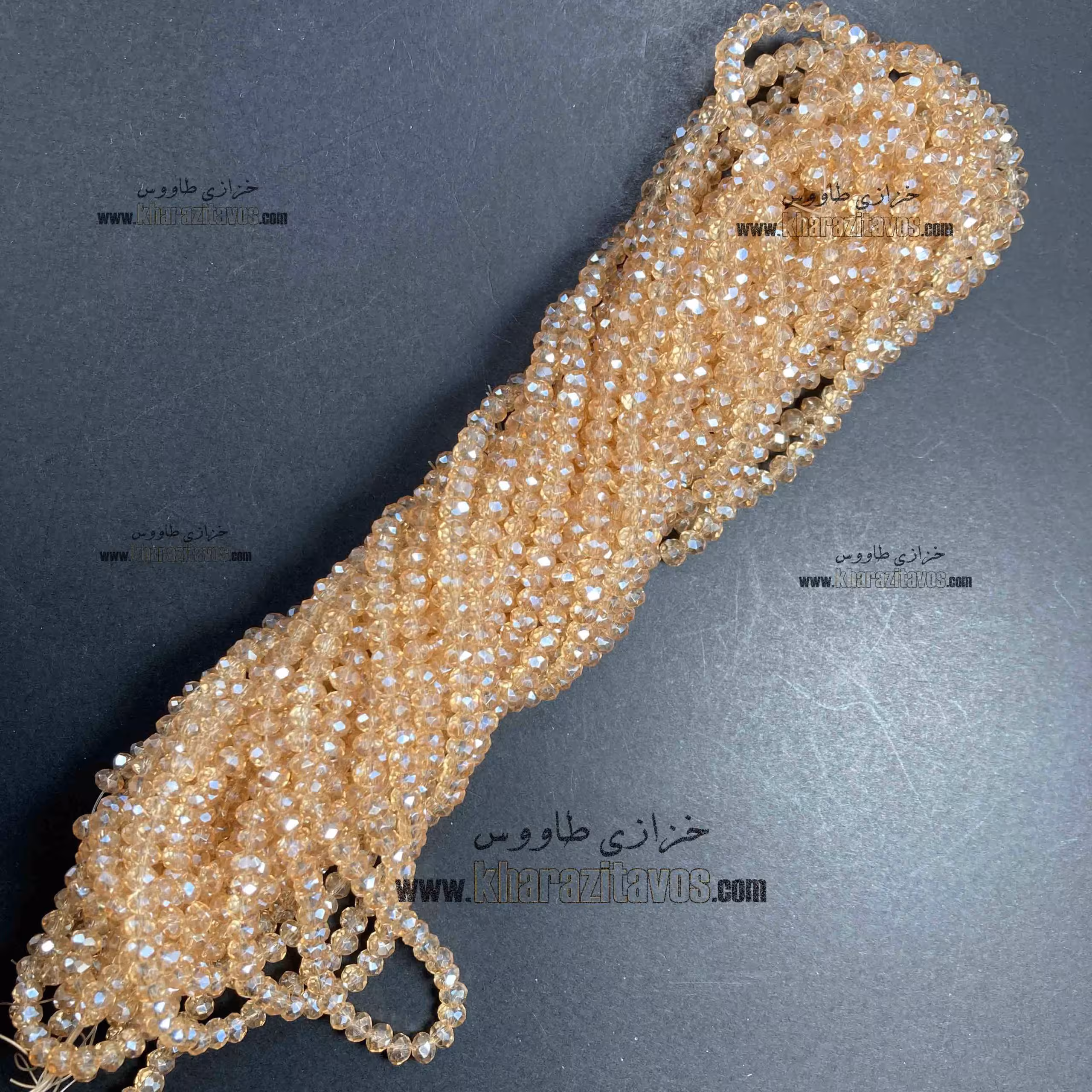 کریستال سنگی سایز 4  (  شامپاینی)