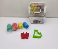 خمیر 4 رنگ ظرفی( 6 قطعه)