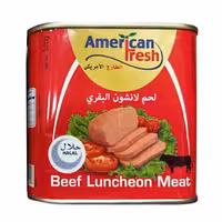 کنسرو کالباس گوشت گاو آمریکن فرش 320 گرمی