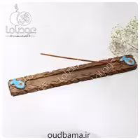 جا عود شاخه ای چوبی طرح ماهی آبی