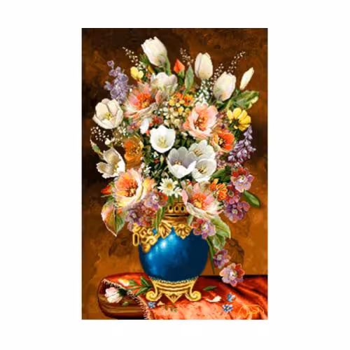 طرح گل وگلدان کد 25291