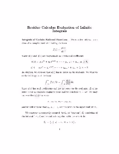 خرید و دانلود نسخه کامل کتاب Calculus Evaluation of Infinite Integrals