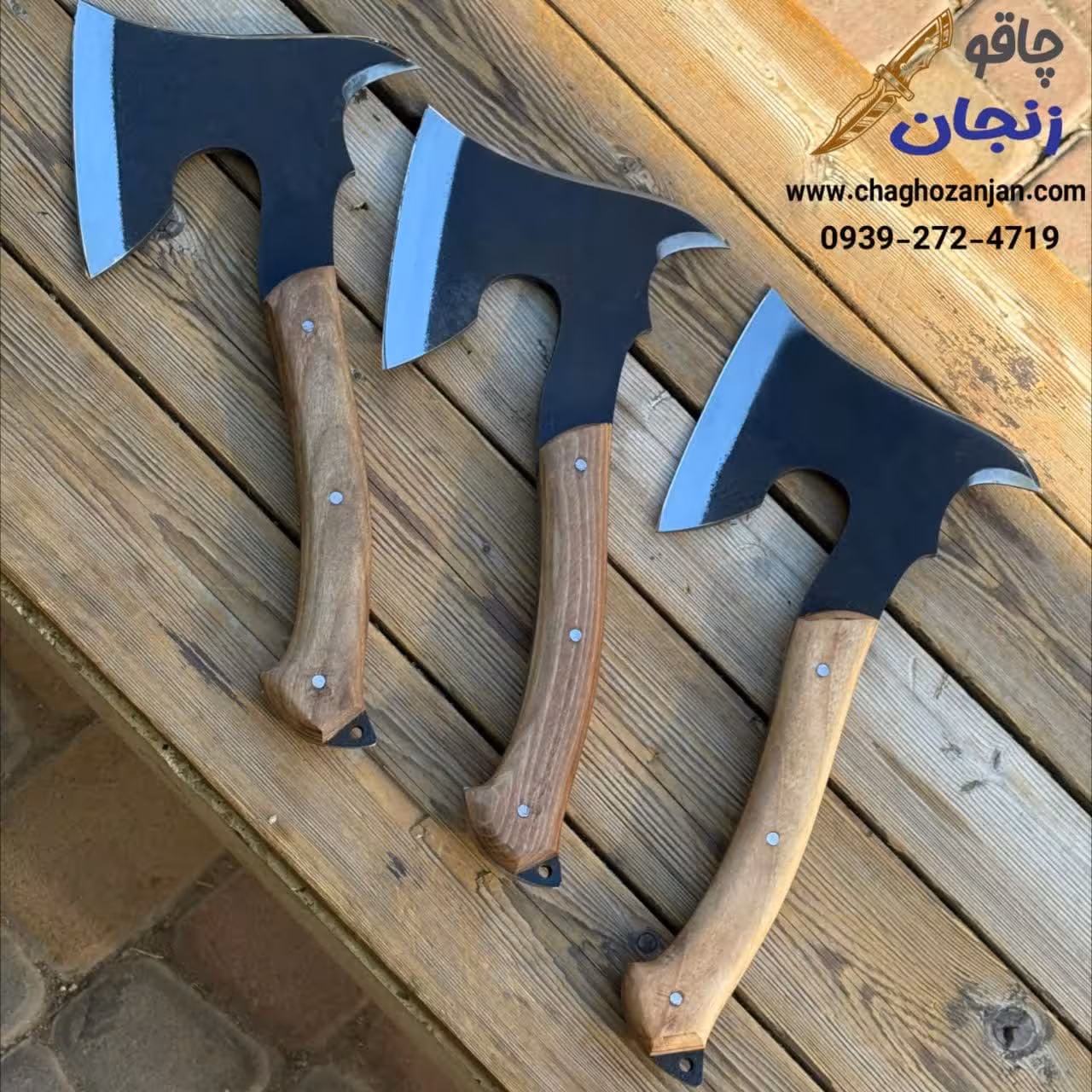 تبر آهن بر بدون غلاف تیغه فولاد فنر | خوش دست