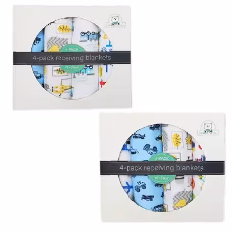 خشک کن 4 عددی بیبی فور لایف طرح ماشین آبی Baby4life