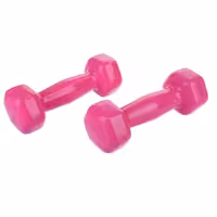 دمبل ایروبیک روکش‌ دار 1.5 کیلوگرمی بسته دو عددی