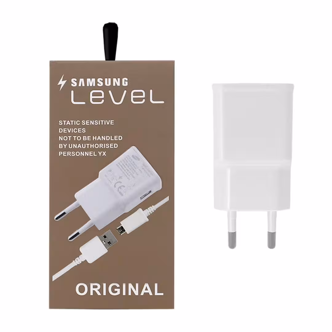 شارژر دیواری فست شارژ Samsung Level مدل ETA-U90EWE به همراه کابل شارژ میکرو