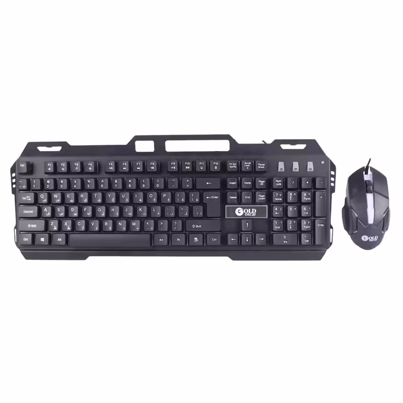 ست کیبورد و ماوس گیمینگ گلد اسکار مدل K19
