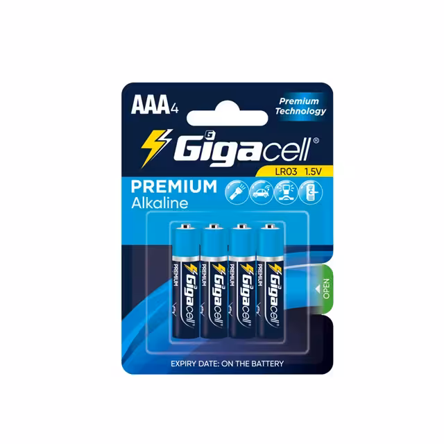 باتری قلمی گیگاسل مدل Premium Alkaline بسته 4 عددی