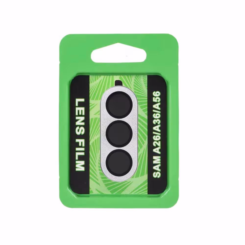 محافظ لنز Samsung A26 / A36 / A56 مدل رینگی – رنگ نقره ای