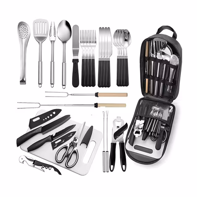 ست 27 تکه ظروف کمپینگ چهار نفره مدل LENND