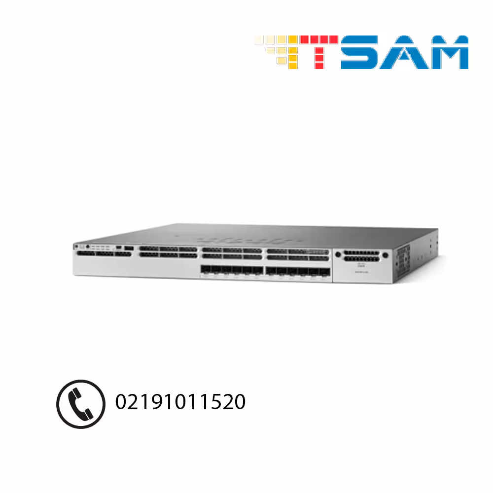 سوئیچ شبکه 12 پورت سیسکو WS-C3850-12XS-S