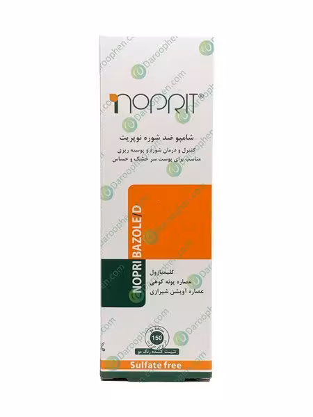 شامپو ضد شوره نوپری بازول جی نوپریت مناسب موهای چرب تا معمولی 200 میلی لیتر – Noprit