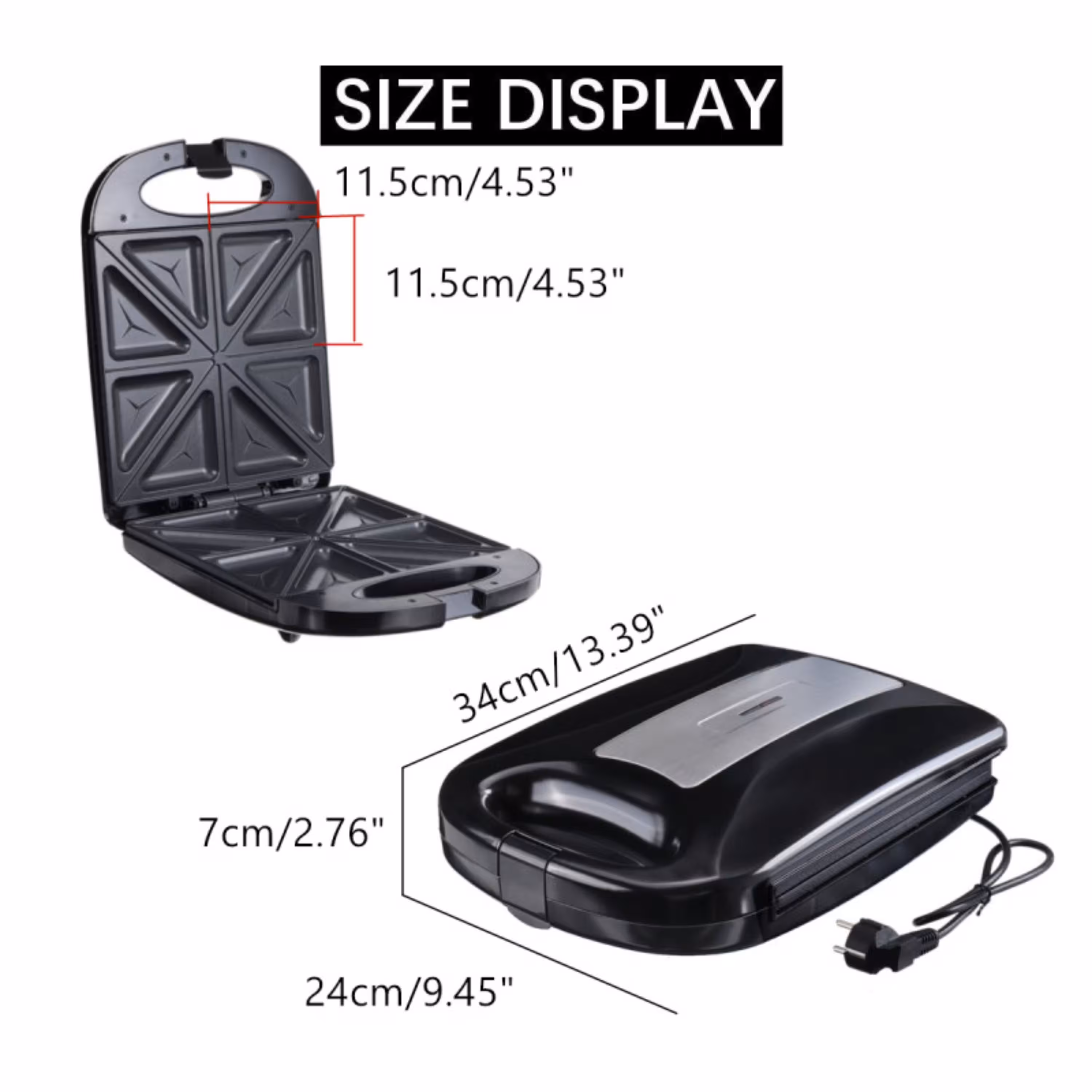 ساندویچ ساز برقی 4 خانه  سوکانی مدل kj-126b 