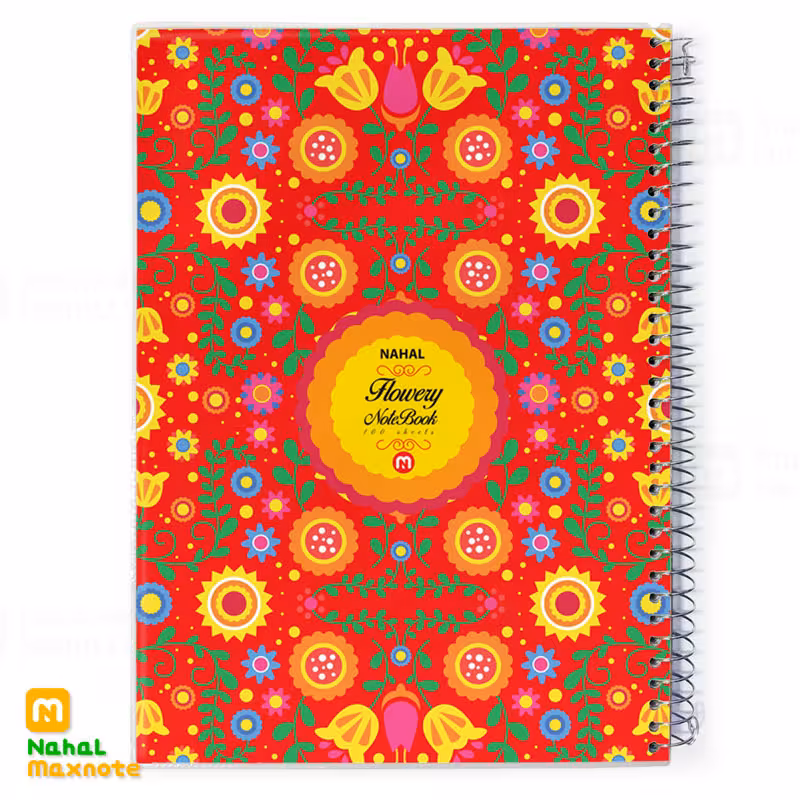 دفتر 100 برگ سیمی طلقی کد 3112.طرح 11