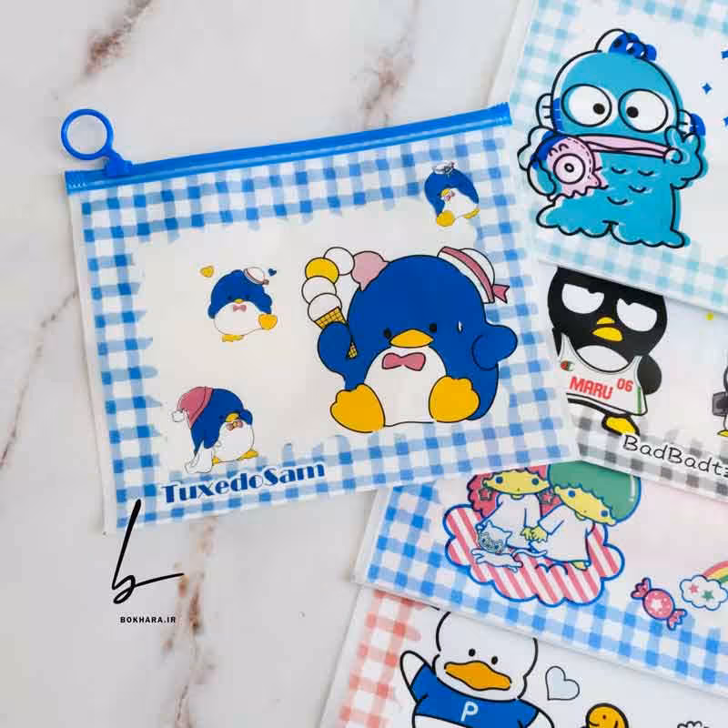 پوشه زیپ دار کوچک سایز A5 طرح Maro